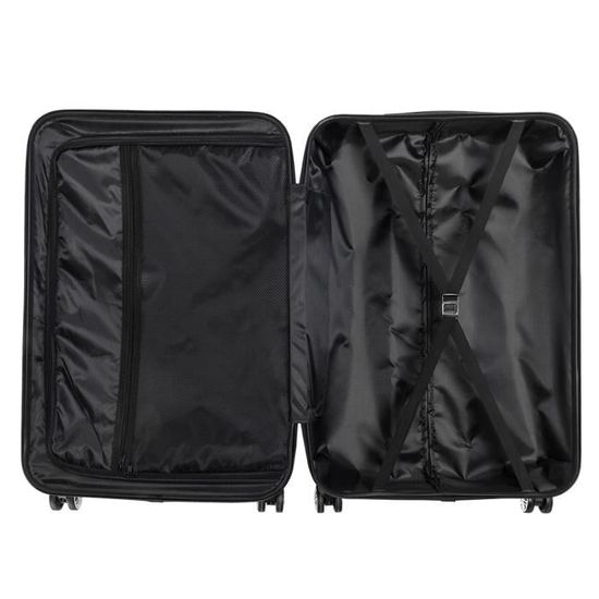 Set de 3 Valises Rigides Cactus ABS VERT - CA10563 - 55cm-67cm-76cm