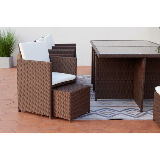 Monaco 12 Salon De Jardin Encastrable 12 Places En Resine