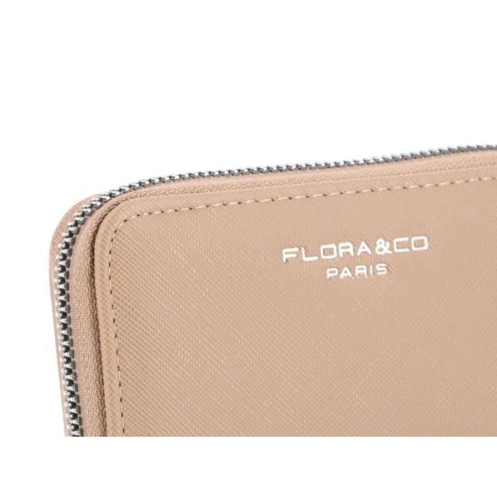 Portefeuille Flora & Co By Nanucci - Gris Clair, Cuir Synthétique - Neuf Sans étiquette