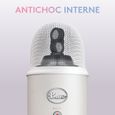 Microphone USB - Blue Yeti Premium - Pour Enregistrement, Streaming, Gaming, Podcast sur PC ou Mac - Blanc White Mist-4