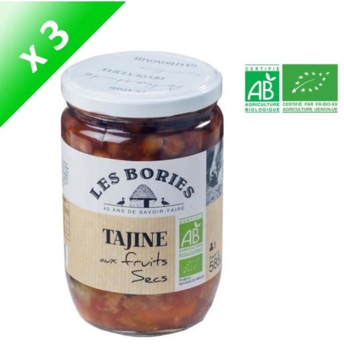 Tajine aux Fruits Secs Bio - 585 g x3