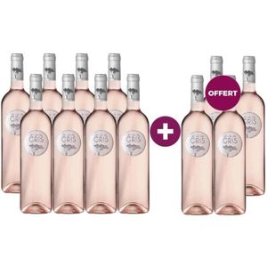 VIN ROSE 8 achetées - 4 offertes Un Air de Gris 2022 Pays d'Oc - Vin rosé de Languedoc
