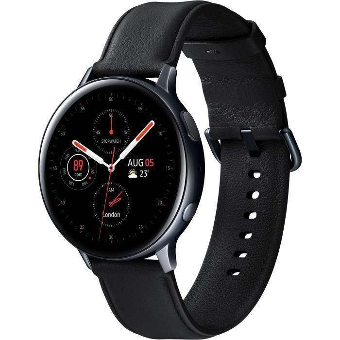 Montre connectée samsung galaxy watch active sales 2 noir acier 44mm