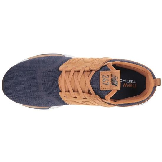 NEW BALANCE Baskets 247 Heather Homme Marron Cdiscount