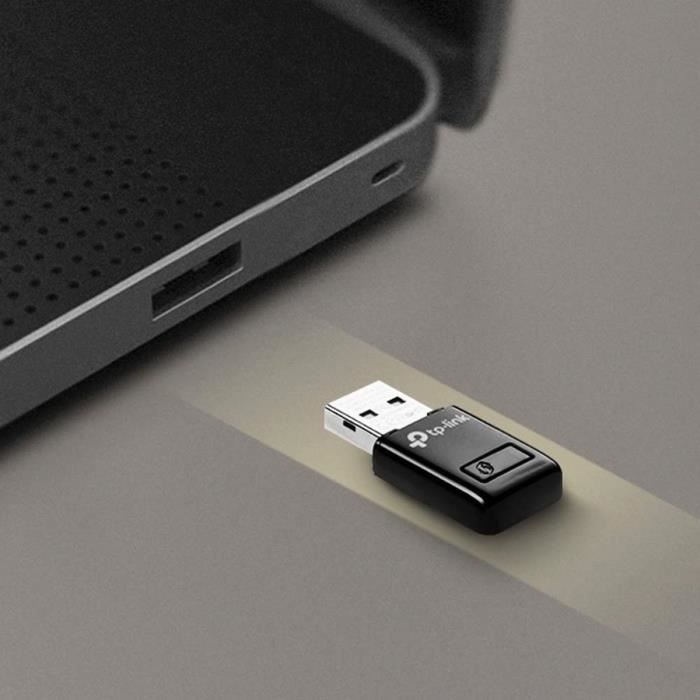 Clé USB WiFi 300Mbps, Mini Adaptateur WiFi, Format Ultra-Compact
