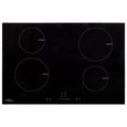 Plaque de cuisson Table de cuisson Haut de gamme - Plaque Induction 4 brûleurs Verre 77 cm 7000 W Market® 946353-0