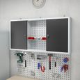 Armoire murale équipement d'atelier établi armoire à outils mur perforé-0