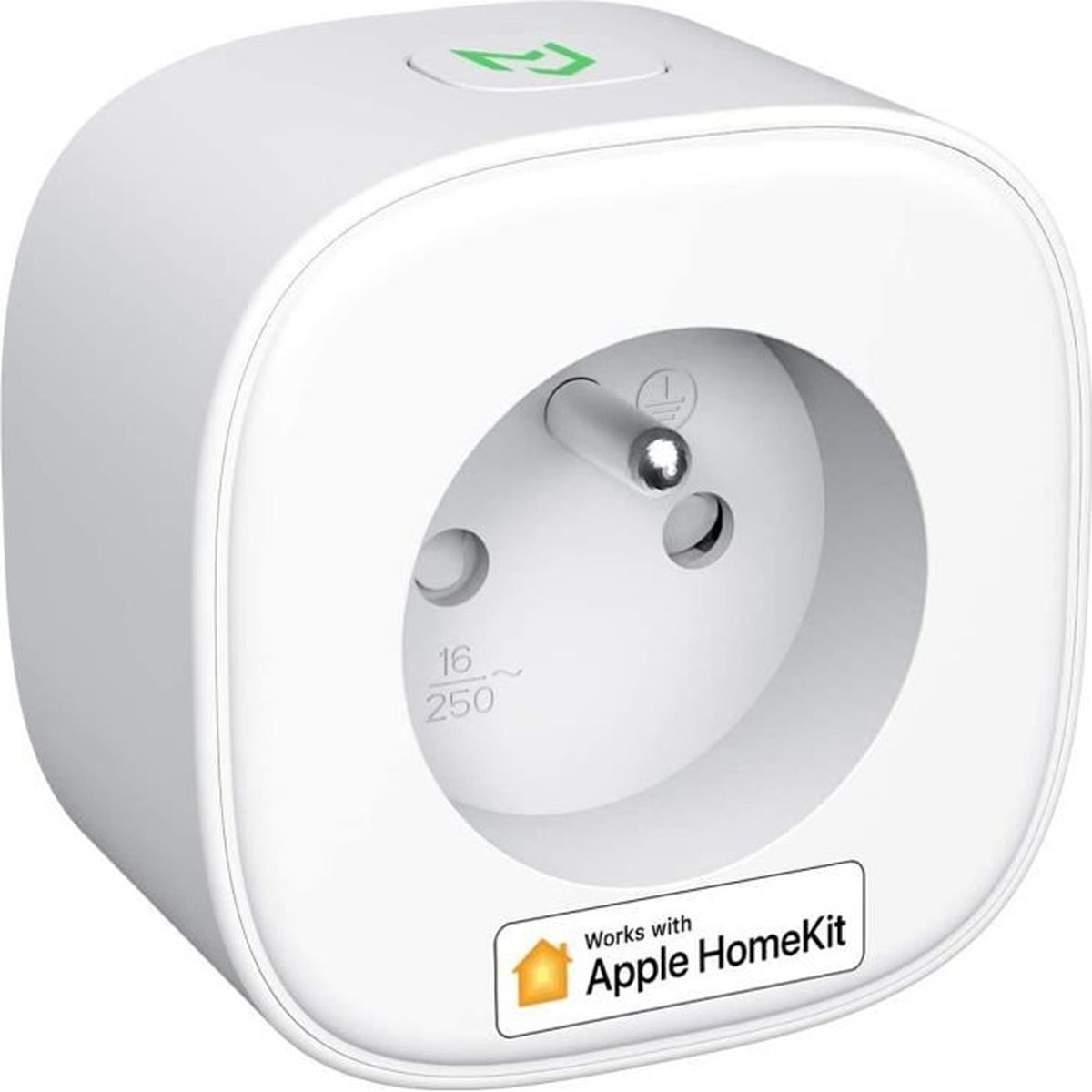 Prise Connectée WiFi Siri Refoss Prise Intelligente Compatible avec Apple Homekit Contrôle à Distance et Fonction de Temps Alexa Google Home et Nest Hub Prise Programmable avec Commande Vocale 