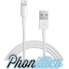 PHONILLICO Câble USB - Compatible iPhone - iPhone 6 4,7" - Charge et transfert de données - Blanc - Chargeur