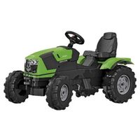 Tracteur à pédales - Rolly Toys - Farmtrac Deutz-Fahr 5120 - Vert - Jouet pour Enfant de 6 ans et plus