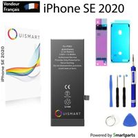 OuiSmart® Kit de Batterie pour iPhone SE 2020 (Joint Noir)