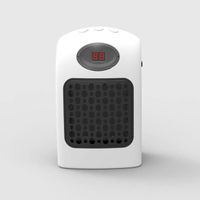 Mini chauffe-air électrique pratique à prise murale ventilateur chaud ventilateur de pièce poêle radiateur pour bureau maison 50Hz