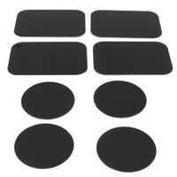 Patch - Pwshymi - Patchs en métal pour tous les smartphones - Placage en fer inoxydable - Noir