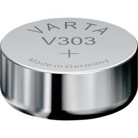 VARTA 1 pile oxyde argent pour montres, 303 (SR44), 1,55 Volt