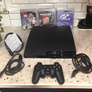 CONSOLE PS3 Console Playstation 3 Slim PS3 Sony + manette+ 3 j