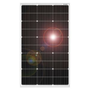 KIT PHOTOVOLTAIQUE Panneau Solaire 100W 18V Monocristallin Photovoltaïque pour charger la Batterie 12V.[G8]