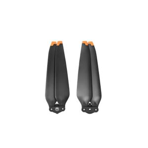 HELICE POUR DRONE 1pair noir orange - Hélice pliable pour importateu