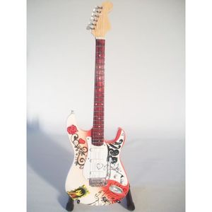 Guitare miniature Fender Stratocaster hommage au groupe Scorpions 