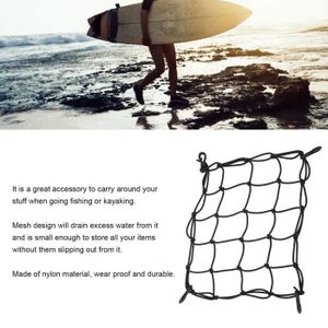 PLANCHE DE SURF Filet à élastique pour kayak - DRFEIFY - KA488 - Nylon résistant - Design crochet - Portable
