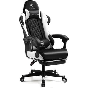 SIÈGE GAMING GTPLAYER Chaise Gaming, avec Repose-Pied Télescopi