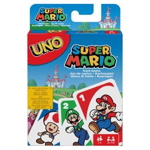 JEU SOCIÉTÉ - PLATEAU Jeu de Cartes Uno Super Mario Bros - Dès 7 ans - M