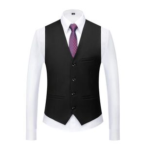 Gilet Costume Homme Noir Cdiscount