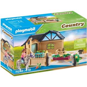UNIVERS MINIATURE PLAYMOBIL - Extension Box avec cheval - Country - 