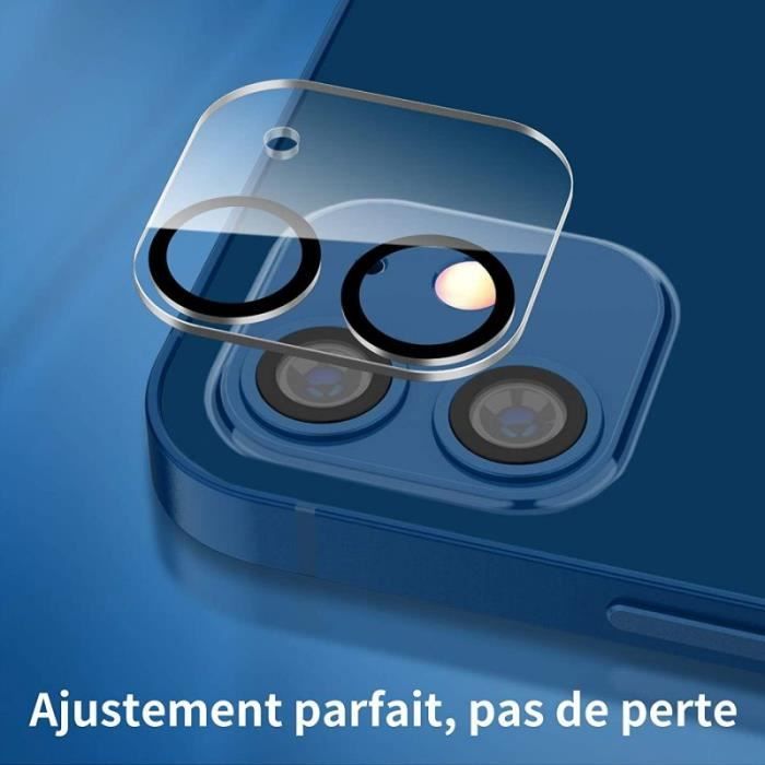 Mobigear - Apple iPhone 12 Pro Verre trempé Protection Objectif Caméra -  Compatible Coque 600255 