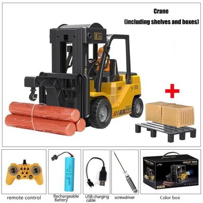 Cirmine Chariot élévateur télécommandé RC 1:24 avec remorque – Jouet Chariot élévateur avec télécommande, Mode Grue, Spray, lumières & Sons, 2 Batteries Rechargeables, Cadeau Enfant 3+ Ans Cirmine Chariot élévateur télécommandé RC 1:24 avec remorque – Jouet Chariot élévateur avec télécommande, Mode Grue, Spray, lumières & Sons, 2 Batteries Rechargeables, Cadeau Enfant 3+ Ans