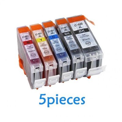 Lot De 10 Cartouches D'encre Compatibles Canon PGI520/521 Pour IP3600 - Multicolore