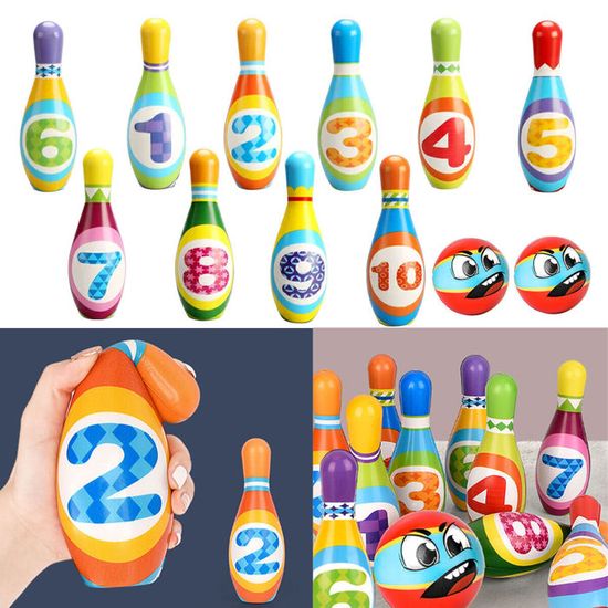 Jeu De Bowling Pour Enfants 2-5 Ans - Familial Et Amusant - Neuf - Multicolore - Fabriqué En Chine