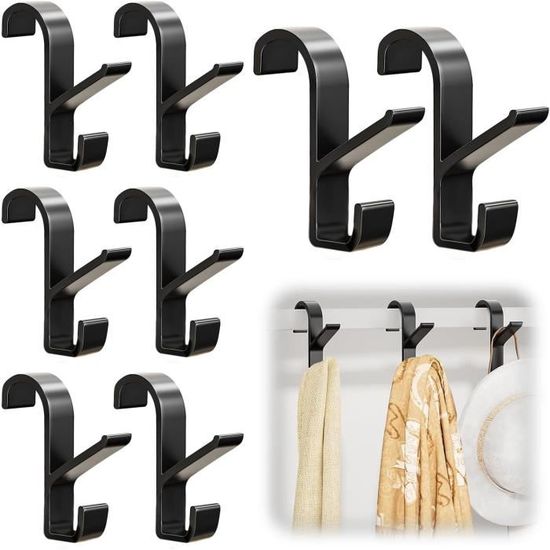Crochets Pour Radiateur - Lot De 10 Transparents, Amovibles Sans Perçage, Pour Salle De Bain
