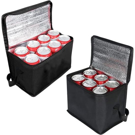 Sac Isotherme De Livraison Repas 50L - Tissu Oxford étanche, Doublure Aluminium - Avec Poche Avant