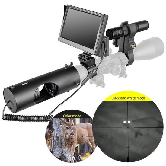 Système vision nocturne infrarouge lunette visée chasse 850nm LED caméra IR  4.3 - Cdiscount Appareil Photo