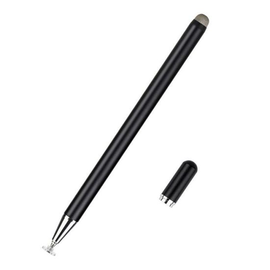 NTGRTY Lot De 10 Stylos Bille 1.0 Mm + Stylet Tactile 2-en-1 – Encre Noire, 10 Couleurs Fun Pour IPhone, IPad, Tablette