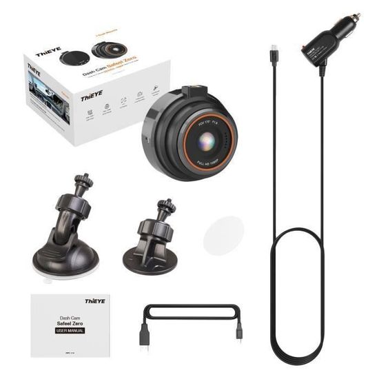 Caméra Dash Dash Cam Safeel Zéro Voiture Dvr Real Hd 1080P 170 Grand Angle Dashcam avec Mode Parking G-Capteur Enregistreur