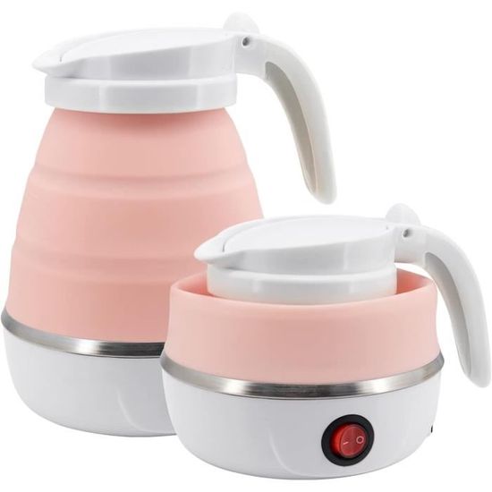 Voyage Bouilloire Électrique Pliable Qualité Alimentaire Silicone