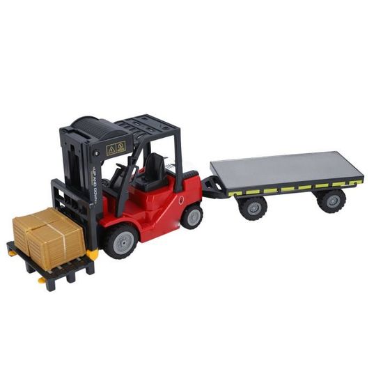 ÉChelle 1:22 Lnertial Chariot ÉLéVateur à iction Chariot ÉLéVateur avec Palette Cargo EntrepôT