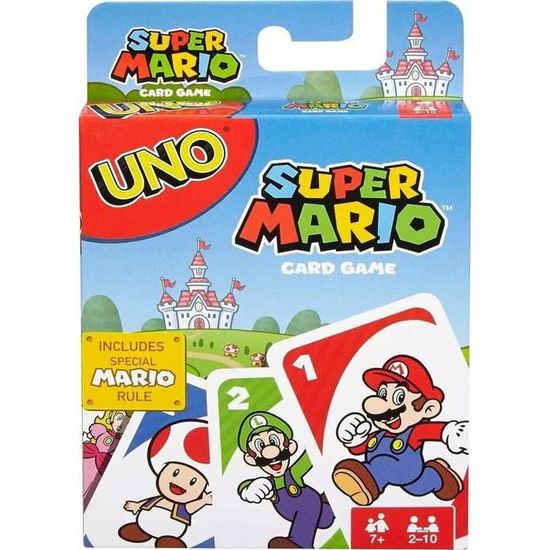 Uno Super Mario Bros Jeu De Societe Et De Cartes Cdiscount Jeux Jouets