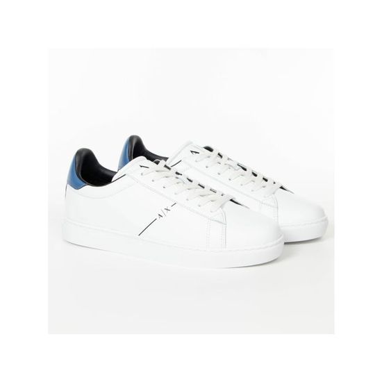 Basket Armani Exchange Homme Armani Exchange Classic sneaker Blanc Cuir Chaussure Armani Exchange