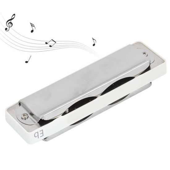 Harmonica Blues En Do (C) - 10 Trous 20 Tons, Étui Inclus, Pour Débutants Et Musiciens, Accordage Diatonique
