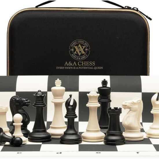 Aster Of Chess Pieces Echecs Bois De Tournoi - Fait à La Ain Piece Echec Staunton N°5 Dans Une