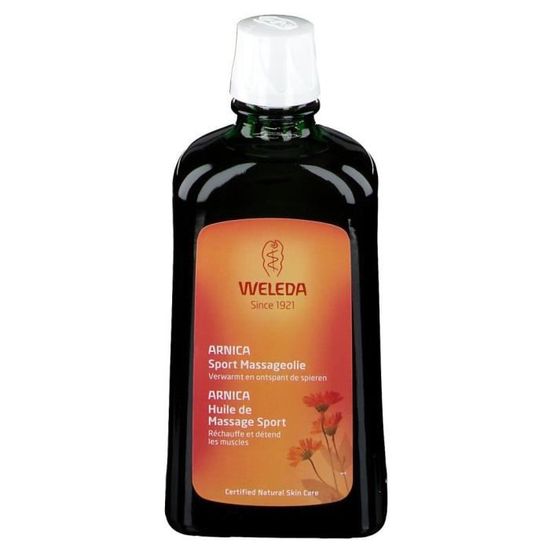 Huile De Massage Weleda à L'Arnica - Flacon 200ml, Fabriqué En Allemagne