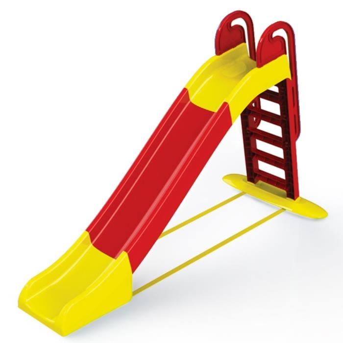 GLISS Toboggan extérieur avec glisse 240 cm enfants Rouge Cdiscount