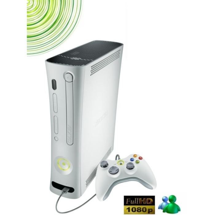 Console Xbox 360 Core Pack - Microsoft - Blanc - Manette filaire incluse - Microsoft Oem