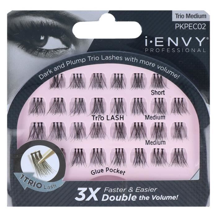 I Envy Individuel Lash/Cils Pro Trio Classic Moyen (Pkpec02)
