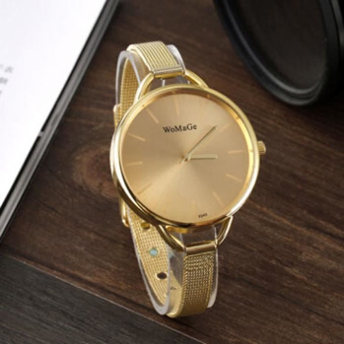 Montre Femme La mode Casual modèles féminins montre bracelet forme féminine