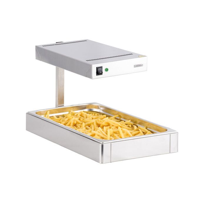CHAUFFE-FRITES GN 1/1 PROFESSIONNEL - 100% ACIER INOX - 500W - 230V - - EQUIPEMENTPRO