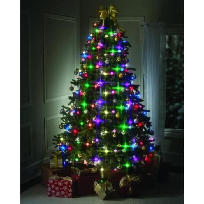 48led Arbre de Noël Lumière Arbre Dazzler Lustrant Pluie d'étoiles lumière Guirlande Lumineuse
