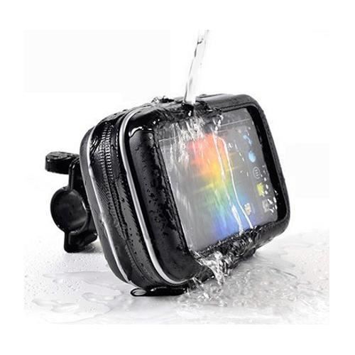 Support Guidon de Moto avec Housse Résistant à l'Eau pour TomTom GO LIVE Camper & Caravan GO Live 1005 GO Live 820 825 PRO 5150 T...